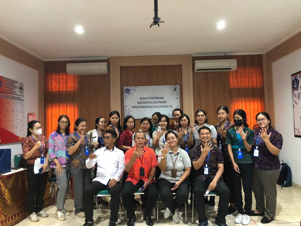 PRAKTEK KERJA LAPANGAN PELATIHAN PANDU PTM DI PUSKESMAS ABIANSEMAL 3